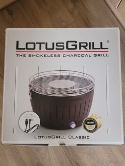 Nový gril na dřevěné uhlí LotusGrill G-GR-34P zelená - 6