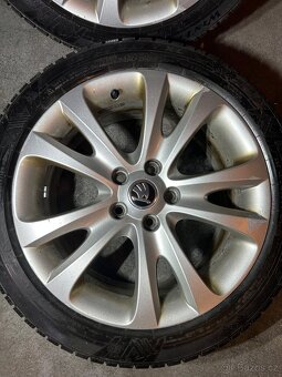 ALU Kola ŠKODA 5x112 R17 TRIFID Zimní Pneu 225/45/17 - 6