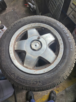 14" Alu Ronal,4x100 s pneu - 6