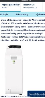 Pračka Aeg - 6