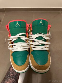 Nike Air Jordan 1 Mid SE Wheat Watermelon - 6