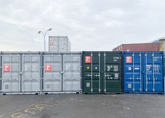 Lodní kontejner 20' modrá barva - RAL 5010 - 6