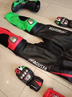 Mv Agusta F4 RR-Pánská(Dámská) kožená moto kombinéza - 6
