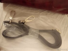 Kabelka tmavě červená krokodýlí - 6