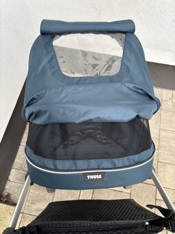 Thule Sleek městský/sportovní kočár zánovní hliník/petrolej - 6