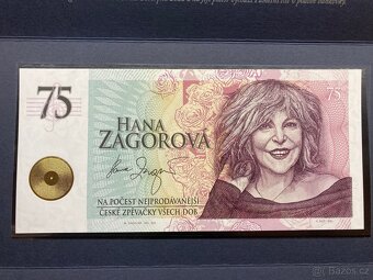 Bankovky Hana Zagorová - kompletní sada NÍZKÉ ČÍSLO 0095 - 6