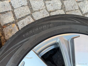 Alu kola peugeot 4x108 r16 letni pneu 195/60 r16 nexen - 6