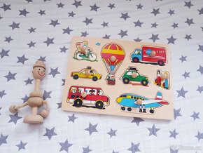 Magnetická hra Hape, vkládačka doprava, domino - 6