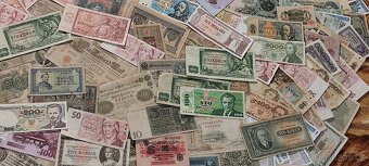 OBŘÍ KONVOLUT BANKOVEK 450Ks PO RODINNÉM SBĚRATELI - 6
