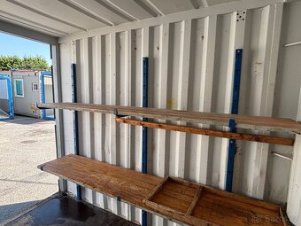 Stavební buňka 3m délky / regály a elektroinstalace - 6