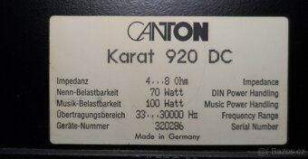 CANTON CARAT 920DC - 6
