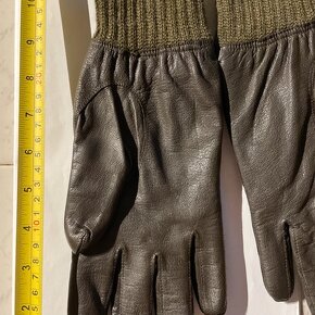 Kožené nové rukavice československé lidové armády - 6