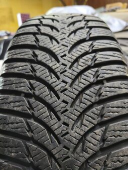 Krásná límcová ALU kola BBS 5x100 R16 se zánovní zimním pneu - 6