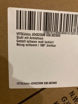 Jídelní židle otočné VITO-JOICE-Nové zabalené - 6