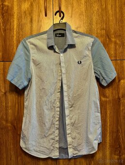 Pánská košile 2x Fred Perry a Hugo Boss, velikost S,TOP STAV - 6