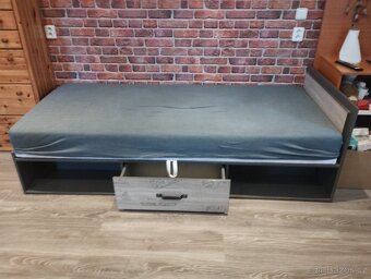 Postel 90 ×200 grafit - 6