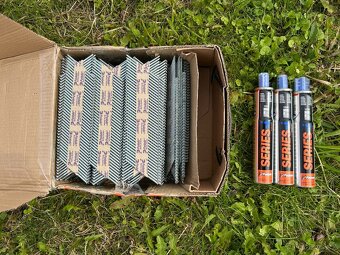 Hřebíky 2,8x51 a 2,8x63 Kroužkové zinkované Paslode - 6