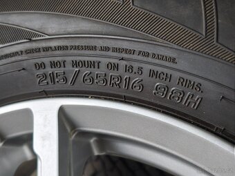 Alu kola 5x114,3 r16 zimní pneumatiky 215/65 r16 Falken 8mm - 6