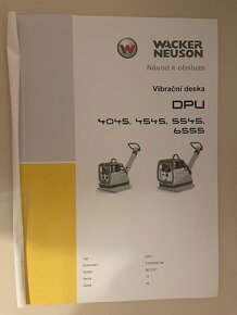 Hutnicí deka Wacker Neuson DPU 6555 - 6