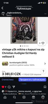 Mikina na zip Christian Audigier (Ed Hardy) - 6