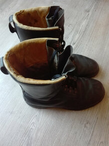 Kožené kanady BUNDESWEHR, vel. 40, vnitřní stélka 25 cm - 6