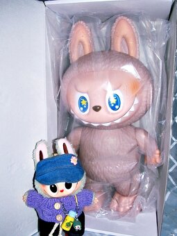 😻LAFUFU STYL LABUBU , KLOUBOVÁ MAXI OBŘÍ FIGURKA Cappuccino - 6