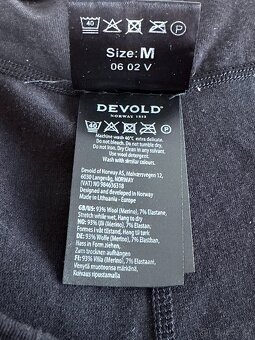 Zánovní kalhoty Devold Running Merino Tights Man - 6