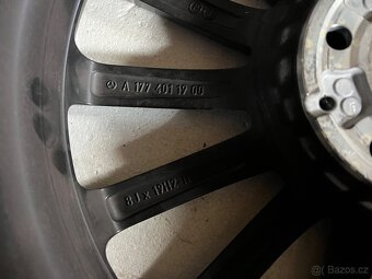 ALU AMG MERCEDES 6x, zimní pneu+original výfuk - 6