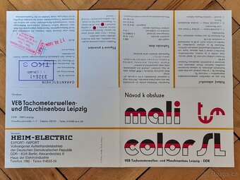 Diaprojektor Malicolor SL, pův. zár. list, rámečky - 6