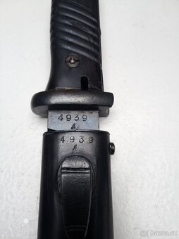 Německý bodák Mauser K98 scislovany - 6