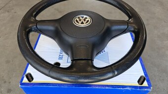 Tříramenný kožený volant včetně airbagu na VW Lupo - 6