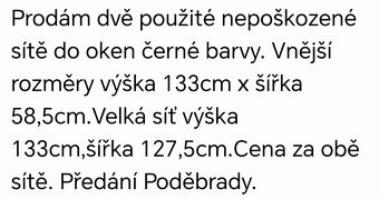 Sítě do oken - 6