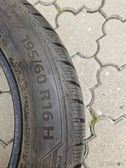 Prodám zimní gumy BARUM POLARIS 5 195/60 R16 - 6