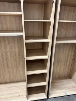 1x Krásná vysoká šatní skřín s nástavbou dub Sonoma - 6