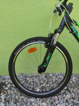 Značkové dětské horské kolo Superior 24 "(černá/zelená) - 6