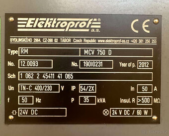 CNC frézka - MCV 750 SPEED - 6