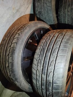 4ks alu disky orig. Škoda 5x100 R17 pneu 205/40 R17 5mm - 6