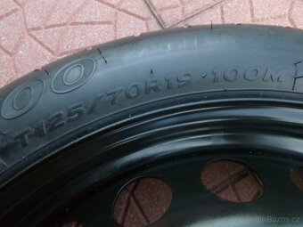 Rezerva dojezdovka originál Audi 5x112 4Jx19 ET29 125 70 19 - 6