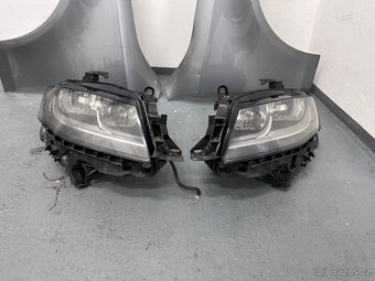 Audi A4 B8 přední nárazník a světla, chladiče barva LY7G - 6