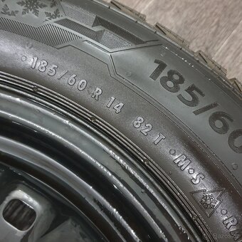 Sada zimních kol Škoda, VW 185/60 R14 č. AK29 - 6