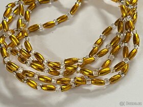 Náramek - perličkové oválky - 6