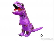T-Rex nafukovací kostým pro dospělé,děti - 6