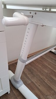 Dětský rostoucí psací stůl VITRO bílo-šedý - 6