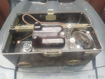 retro 2ks. vojenské polní telefony - nekompletní - 6