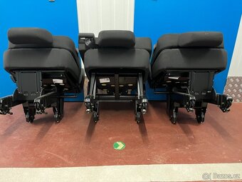 Druhá řada sedačky Transporter Caravelle T5 T6 dvoje šoupačk - 6