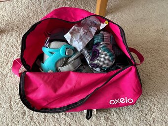 Dětské kolečkové brusle Oxelo + sada chráničů 2XS - 6