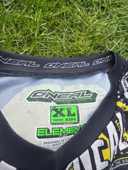 juniorské motokrosové kalhoty a dres O'Neal - 6