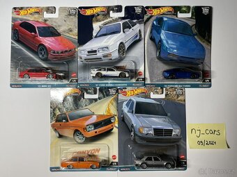 Hot Wheels Premium celé sety (USA karty) - 6