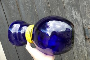 Skleněná autorská váza Rony Plesl, signovaná - 6