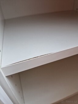 Komoda/botník, bílý lesk, 120 x 103 x 35 cm (š/v/h) - 6